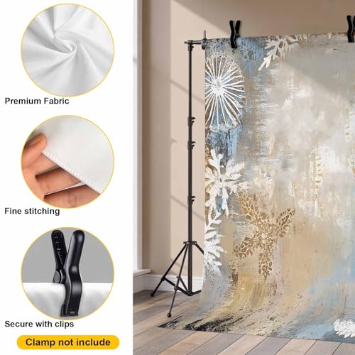 Retro Ocean Coral Backdrop for Photography, Marine Life Starfish Watercolor Photo Backdrop Portrait Background Party Banner Photo Backgrounds for Studio Booth Props, 10x8ft - color: Brown, size: 10x8FT
