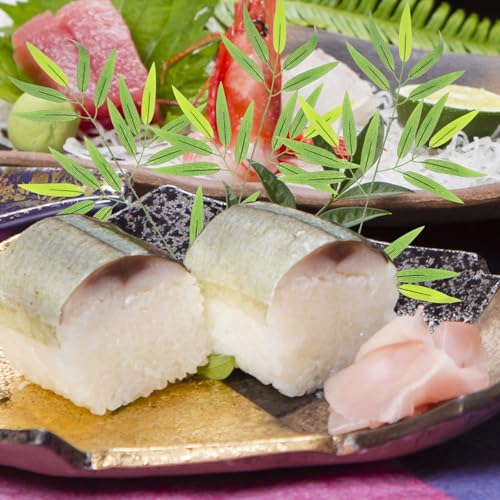 Luxshiny 10pcs Japanese Style Artificial Leaf Sushi Plate Decoration Food Photography Props Sashimi Tray Realistic Leaf Decor for Dining and Entertaining