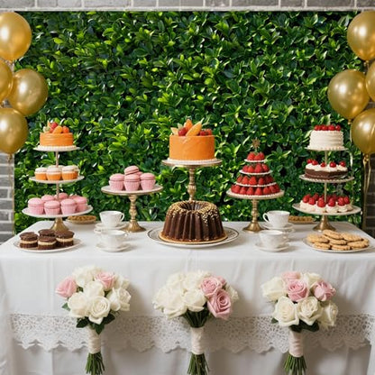 Green Leaves Backdrop 7x5FT – Nature Greenery Leaf Backdrop Wall for Birthday, Wedding, Baby Shower, Party Photography – Greenery Backdrop with 32.8ft Ribbon & 4 Brass Grommets - color: Green Leaves Backdrop, size: 7x5FT