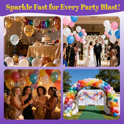 Balloon Shine Spray for Party : 15 oz Balloons Spray Silicone for Mother's Day Halloween Birthday Decorations - Long Lasting Instant High Shine Waterproof for Outdoor Décor