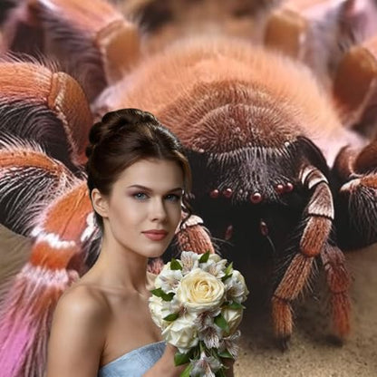 Large Mexican Pink Tarantula Backdrop Background for Photography 5x7ft Photobooth Professional Photo Backdrop Curtains Video Photography Studio Photo Backgrounds Banner Booth Background Screen Parties - color: Large Mexican Pink Tarantula