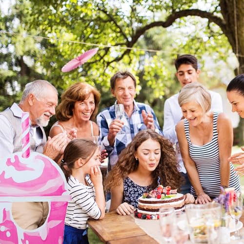 Jetec 5 ft Bubble Tea Cardboard Cutout Stand up Life Size Boba Tea Party Decoration Ice Cream Pearl Milk Photo Props Backdrop for Summer Pool Beach Baby Shower Wedding Birthday Party Supply - size: 5 feet, style: Pearl Milk Tea