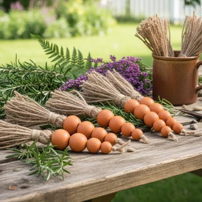 Kathfly 6 Pcs Easter Wooden Bead Carrots Decorations 9.45 Inch Artificial Easter Carrot Ornaments Basket Fillers Tiered Tray Table Decor Farmhouse Spring Party Favors Supplies Photo Props