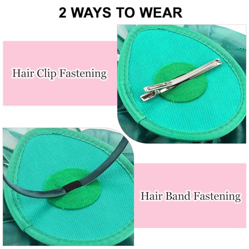 Fascinators Hats with Gloves Set for Women 20s 50s Cocktail Tea Party Wedding Costume Headwear - color: 03-teal