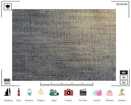Trykid 8x8ft Washed Blue Denim Texture Backdrop Woven Jean Material Faded Gradient Surface Photography Background Casual Fashion Craft Party Decoration Tapestry Photo Studio Prop Fabric - size: 8x8ft