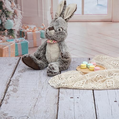 Kate White Grey Wood Flooring Mat Vintage Photography Floor Mats Rubber Floor Wall Backdrop Newborn Photography Props for Photo Studio 5x4ft - color: Grey White, size: 5x4ft