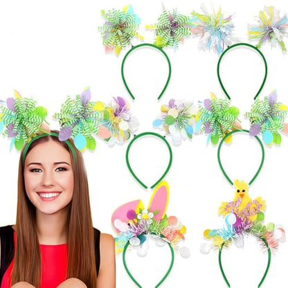 Easters Celebration Headbands Stylish Bunnies Ears Hair Hoop Elastic Headbands Easters Outfit Accessory