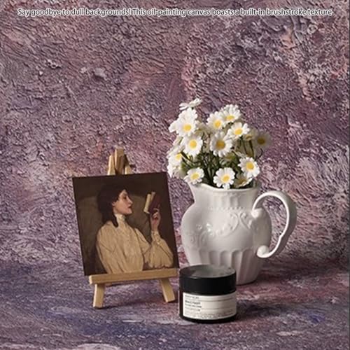 6PCS Non-Wrinkle Product Photography Backdrops: Tabletop Photo Backdrop Gradient Retro Cloth, 31x21in Flat Lay Seamless Props for Food Jewelry Cosmetics - color: Retro oil painting