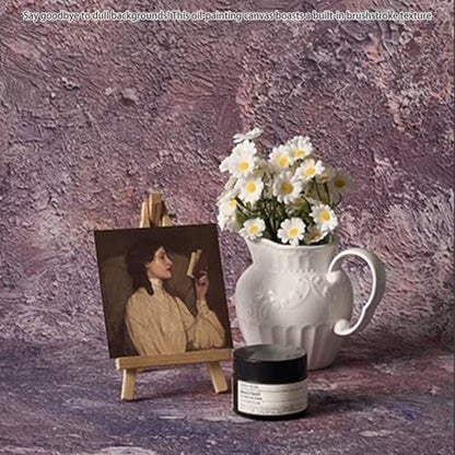 6PCS Non-Wrinkle Product Photography Backdrops: Tabletop Photo Backdrop Gradient Retro Cloth, 31x21in Flat Lay Seamless Props for Food Jewelry Cosmetics - color: Retro oil painting