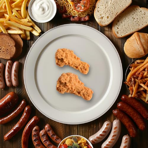 5 Pcs Simulated Chicken Legs Fake Food Model Simulated Model Lifelike Fake Fried Chicken Kitchen Home Party Decoration Display Photography Props