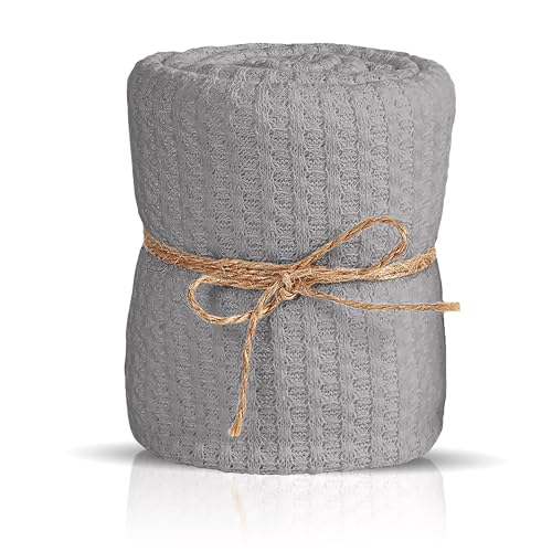 Baby Wrap: Newborn Photography Prop. Boy or Girl Swaddle Wrap and Receiving Blanket for Newborn Photo Props (Grey) - color: Grey