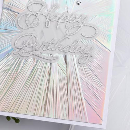 Briartw 3D Embossing Folder for Card Making Adding Textured Detail to Paper Crafting 6.3x4.5inch Clear Texture Plate Perfect for Heavyweight Cardstock (≥250gsm/92lb),Brilliant Light Texture Template - color: Brilliant Light
