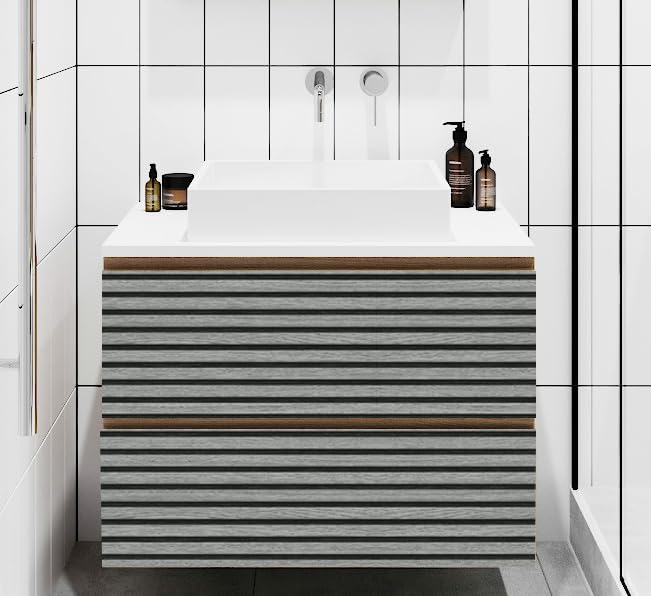 myforHD Wallpaper Peel and Stick Wood Grating Stripe Self-Adhesive Wallpaper Faux Wood Contact Paper Wood Slats Self Adhesive Wall Paper PVC Vinyl Film Removable Waterproof (Wood D, 17.3" x 118") - color: Wood D, size: 17.3" x 118.1"