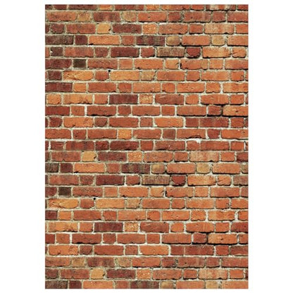 AIIKES 5X7FT Red Brick Wall Backdrop Brick Photography Backdrop Baby Birthday Party Graduation Home Decoration Background Photo Booth Studio Prop Banner 11-506 - size: 5X7FT