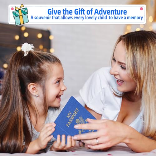 15 Pcs Fake Passport Book for Kids with 150 Non-Repeating Stickers (Including 3 Themes), Suitable for Party Favors, Scrapbooking, Arts and Crafts, School Supplies, Wall Stickers