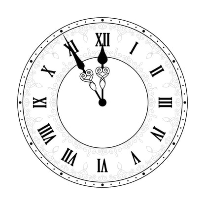 Yeele 6.5x6.5ft White Clock Round Backdrop Cover Countdown Happy New Year Photography Background for Family New Year Eve Party Decoration Supplies Kids Adults Portrait Photo Shoot Props Polyester