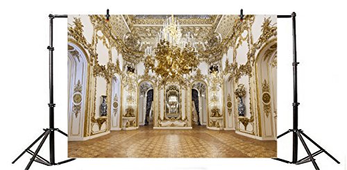 Yeele 7x5ft Luxurious Palace Backdrop for Photography Chandelier Arch Door Noble Hotel Background Kids Adult Photo Booth Shoot Vinyl Studio Props
