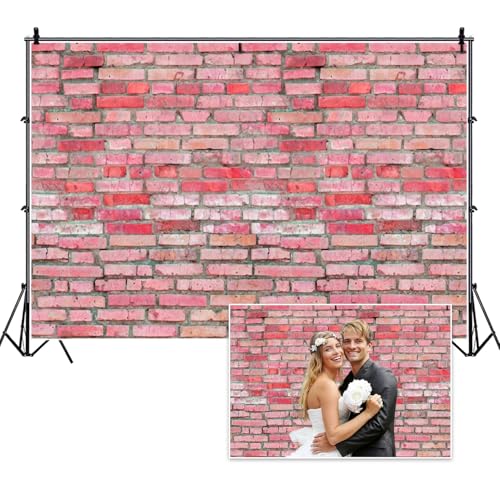 Wooden Wall Backdrop 12x6ft Vintage Pink Wood Texture Shabby Rustic Photography Background Newborn Baby Shower Birthday Party Wedding Farmhouse Home Photo Props Decoration Polyester - size: 12x6ft