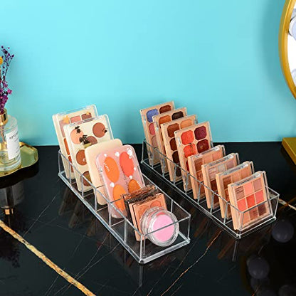 JessLab Acrylic Organizers, Bathroom Organizer for Drawer, Cosmetic Display Cases for Vanity, Countertop, Desk, Kitchen, and Makeup Storage, 6-Section - style: 6 Compartment