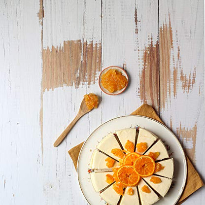 Bessie Bakes Whitewashed Reclaimed Wood Replicated Photography Backdrop 2 Feet Wide x 3 Feet Long 3 mm Thick