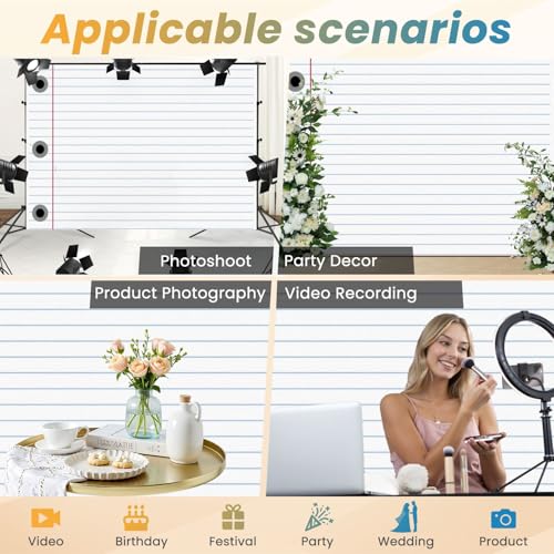 5x7ft Photography Backdrop School Backdrop Notebook Paper Welcome First Day Composition Classroom Photo Backdrop Photography Background for Photoshoot Portrait Video Party Photo Studio Prop Booth - color: Color7