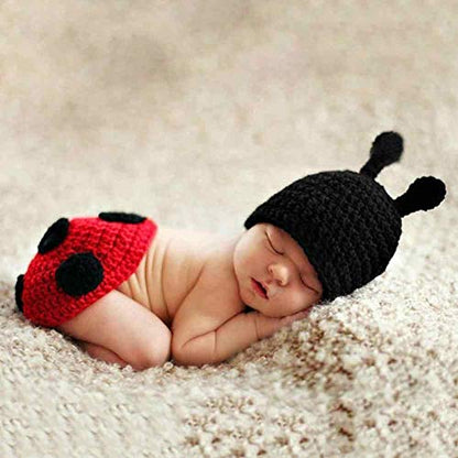 Matissa Newborn Baby Girl/Boy Crochet Knit Costume Photography Prop Hats Outfits - color: Multicolor