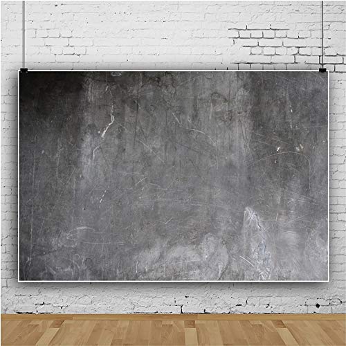 YongFoto 10x6.5ft Abstract Backdrop - Grey Concrete Wall - Vinyl Material - Wedding, Birthday, Party Occasions - size: 10x6.5ft
