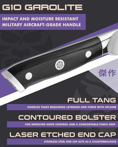 KESSAKU Fillet Knife - 7 inch - Dynasty Series - Flexible - Razor Sharp - Forged ThyssenKrupp German High Carbon Stainless Steel - Boning, Trimming, Skinning - G10 Garolite Handle with Blade Guard - style: 7" Fillet