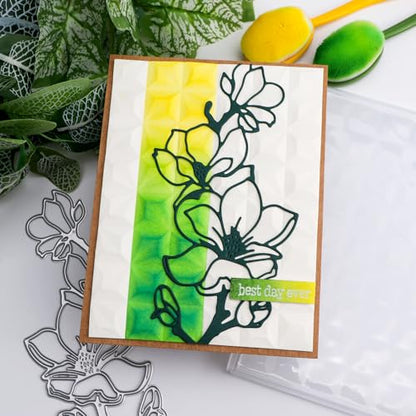 Briartw 3D Embossing Folder for Card Making Adding Textured Detail to Paper Crafting 6.3x4.5inch Clear Texture Plate Perfect for Heavyweight Cardstock (≥250gsm/92lb),Diamond Texture Template - color: Diamond