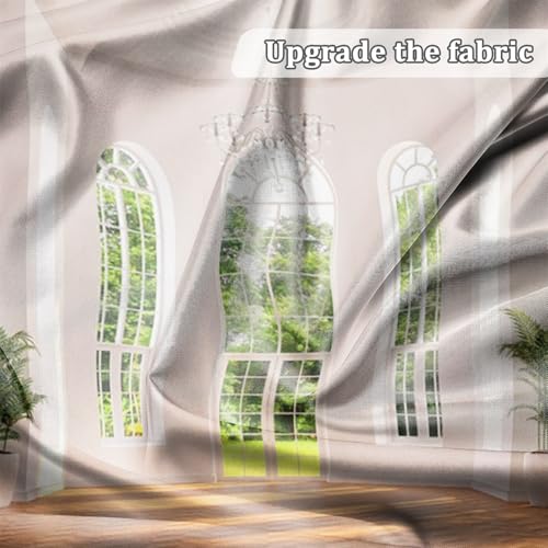 Renaiss Fabric Windows Scenery Backdrop Interior Room Balcony Sunshine Living Room Photography Background Office Zoom Meeting Video Conference Backdrop Photo Studio Props 5x4ft - color: XH004, size: 5Wx4H FT