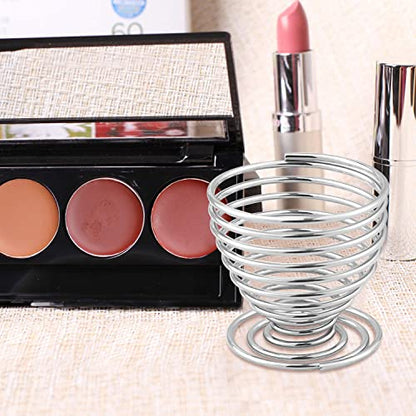 Luxspire Beauty Sponge Blender Holder, Sponge Makeup Blender Holder, Makeup Powder Puff Sponge Holder Beauty Tool Dryer Drying Rack Egg Powder Puff Display Stand - Silver - size: 1 Count (Pack of 1)