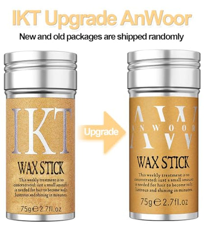 AnWoor Hair Wax Stick for Flyaways - Hair Bun Maker and Smoothing Pomade for Kids, Women and Girls - 1 PCS