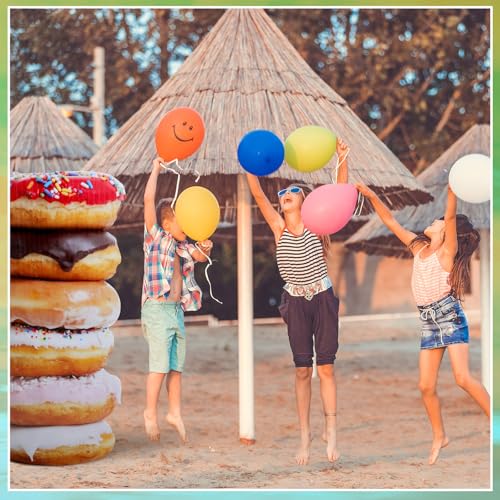 Jetec 5 Feet Donut Stack Cardboard Cutout Stand up Life Size Ice Cream Candyland Donut Party Decoration Photo Prop Backdrop Standup for Summer Pool Beach Baby Shower Wedding Birthday Candy Land Supply - size: 5 feet, style: Doughnut Stack