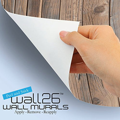 wall26 - Wall White Background Abstract - Removable Wall Mural | Self-Adhesive Large Wallpaper - 66x96 inches - color: Artwork - 09, size: 66"x96"