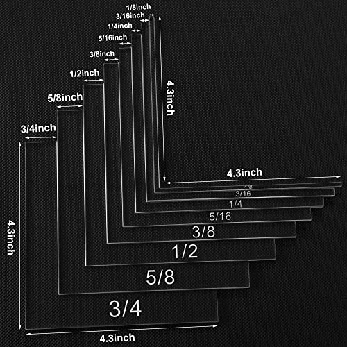 10 Pieces Creative Positioning Pieces Card Corners Helpers with Bone Folder Tool Stamping Corners Paper Craft Supplies Scrapbooking Tools for Paper Craft Card Making and Scrapbooking (Transparent)