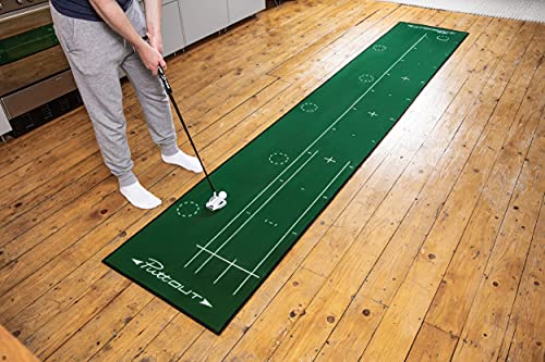 PuttOut Large Golf Putting Mat, 367cm x 67cm