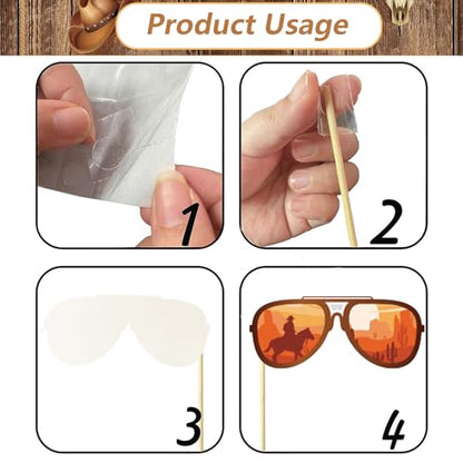 30PCS Western Cowboy Cowgirl Photo Booth Props with 1PCS Inflatable Photo Booth Frame for Wild West Themed Party,Country Party,Cowgirl Bachelorette Party,Cowboy Party Supplies - color: Western Cowboy