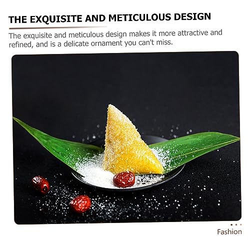 Wakauto 50Pcs Natural Leaves Sushi Decor Sashimi Plate Mats Japanese Food Leaf for Sushi Serving and Photography Large Quantity for Restaurant and Home Use