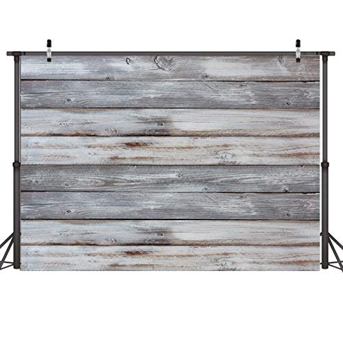7x5ft White Wood Backdrop for Photography – Vintage Wooden Board Background Birthday Party Wedding Baby Shower Photo Booth Decoration Banner Backdrop D400