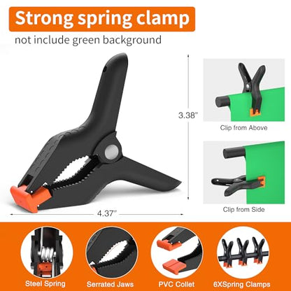 Forlogic Portable T-Shape Backdrop Stand Support Kit 8x7.2ft, Adjustable Photo Green Screen Back Drop Stand for Party, Photography Videography Studio (8×7.2Ft) - size: 8×7.2Ft