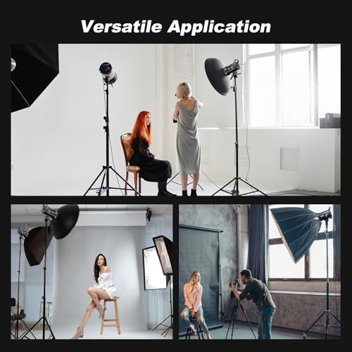 Godox 2PACK SL100D COB LED Continuous Video Light Kits Professional with 1*Carry Bag 2*Light Stand 2* Softbox 1 * 5 in 1 Reflector 1* Carry Bag Studio Lighting for Photography Studio Shooting