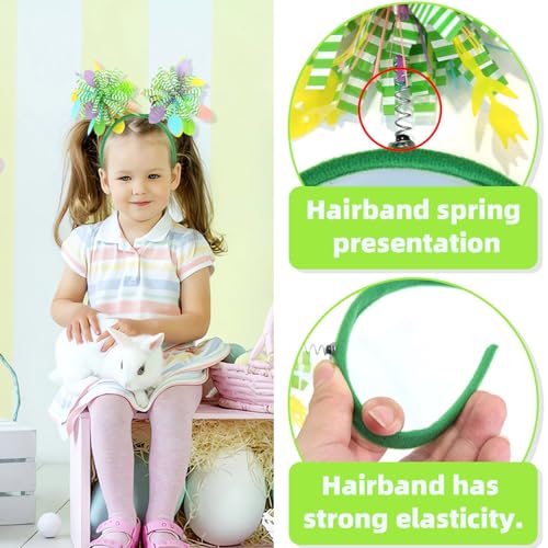 Easters Celebration Headbands Stylish Bunnies Ears Hair Hoop Elastic Headbands Easters Outfit Accessory
