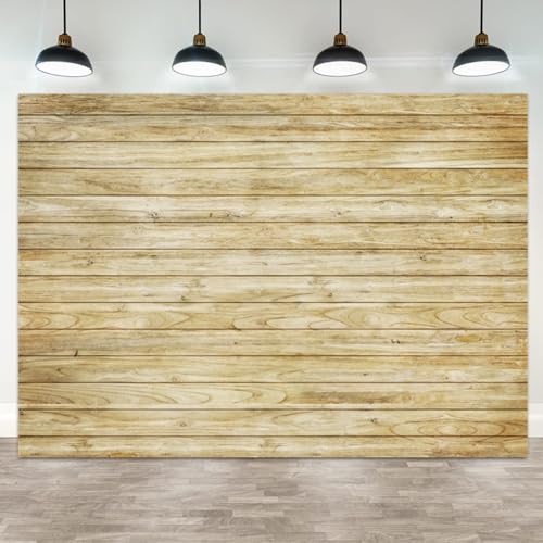5x3ft Rustic Vintage Wooden Plank Backdrop Wood Grain Photography Background Wedding Event Banner Decoration Newborn Baby Shower Portrait Photo Booth Prop - color: color 25, size: 5x3ft