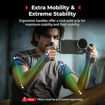 SmallRig Phone Video Cage Dual Handheld Kit for iPhone 17 Pro, Phone Rig with Wireless Quick Release Side Handle, 17mm T-Mount & Lens Backplate for Video Recording/YouTube/Live Streaming/Vlog - 5540 - style: Dual Handheld Kit
