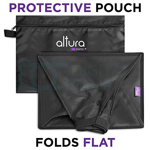 (3 Pack) Flash Diffuser Light Softbox by Altura Photo (Universal, Collapsible with Storage Pouch) for Canon, Yongnuo and Nikon Speedlight - size: 6x5", 9x7", 11x8"