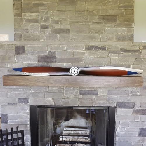 Sporty's Aviation Gifts Classic Wooden Propeller with Aluminum Edging, 6 Foot Length