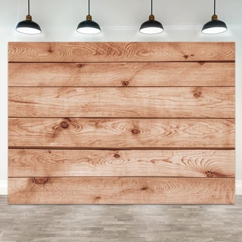 5x3ft Wooden Backdrop Rustic Wood Grain Photography Background Natural Plank Banner Decoration Wedding Event Portrait Photo Booth Prop - color: color 19, size: 5x3ft
