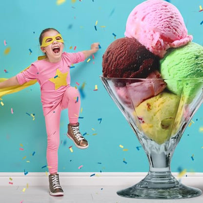 Jetec 5 ft Ice Cream Sundae Cardboard Cutout Stand up Life Size Ice Cream Candy Land Party Decoration Photo Props Backdrop Standup for Summer Pool Beach Baby Shower Wedding Birthday Candy Land Supply - size: 5 feet, style: Sundae