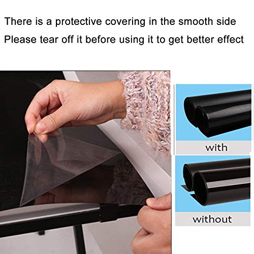 Selens 40X66.5CM 15.7X26INCH Photography Backdrop Matte&Smooth PVC Background Black