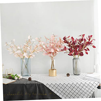1pc Lifelike Fake Eucalyptus Leaf for Wedding and Home Decor Elegant Light Decoration for Table Centerpieces Photography Props and Event Styling